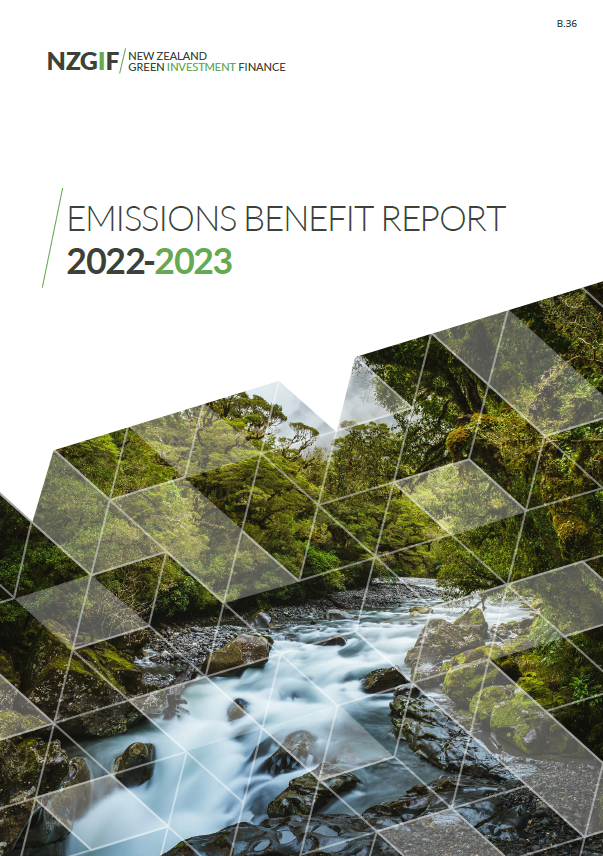 2023 Emissions Benefit Report cover image